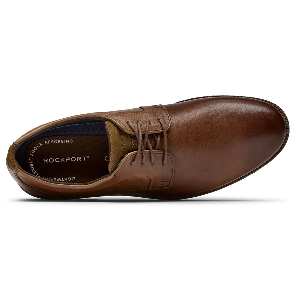 Rockport Singapore Mens Oxfords - Sharp & Ready 2 Plain Toe Brown - ZQ3907186